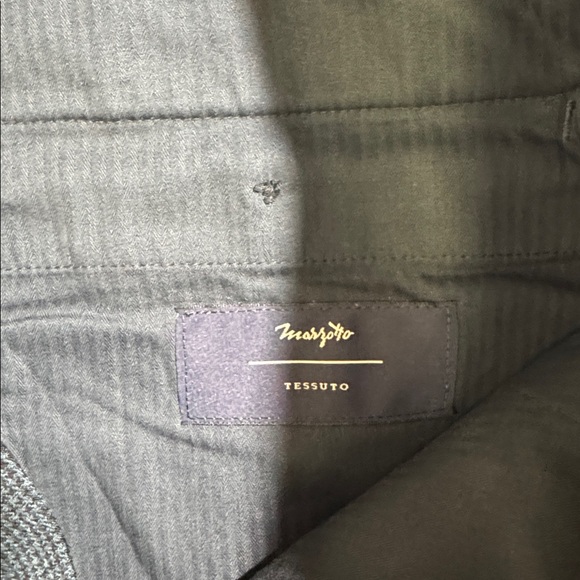 Bonobos mens 33x30 slim fit blue houndstooth Marzotto wool dress pants EUC - Picture 3 of 7